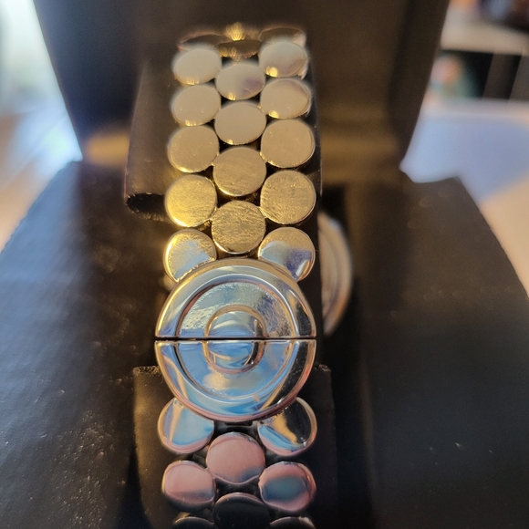 Vintage Ladies Croton Diamond Watch New in Box Stainless Steel